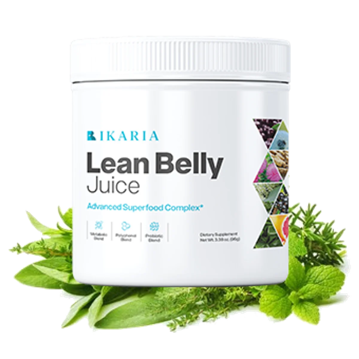 Ikaria Lean Belly Juice Natural Weight Management Formula — Front Label